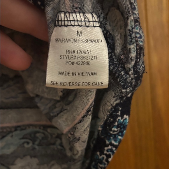 Multicolor Patterned Tank Top - Picture 2 of 2